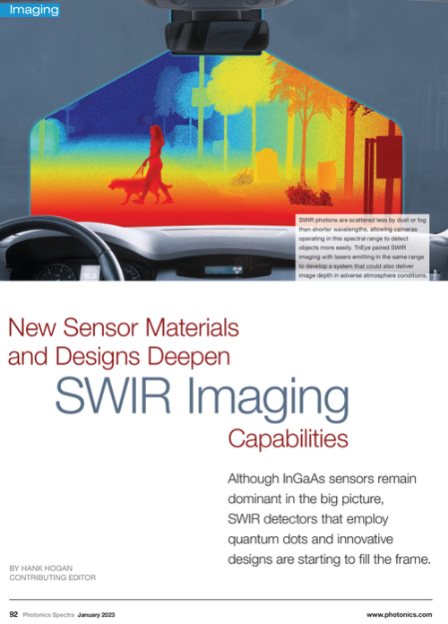 New Sensor Materials and Designs Deepen SWIR Imaging Capabilities